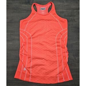 Athleta Athletic Sporty Razor Back Tank Top Reflective Easy Care Women's Size M
